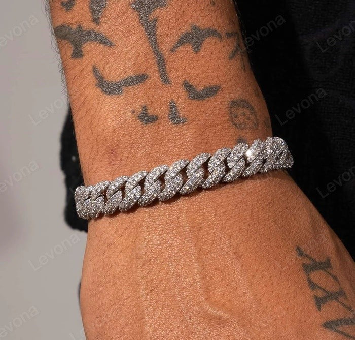 14mm ICED OUT Cuban Link Armband