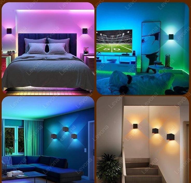 Levona RGB Drahtlos Luxus Wandleuchte | Das Original