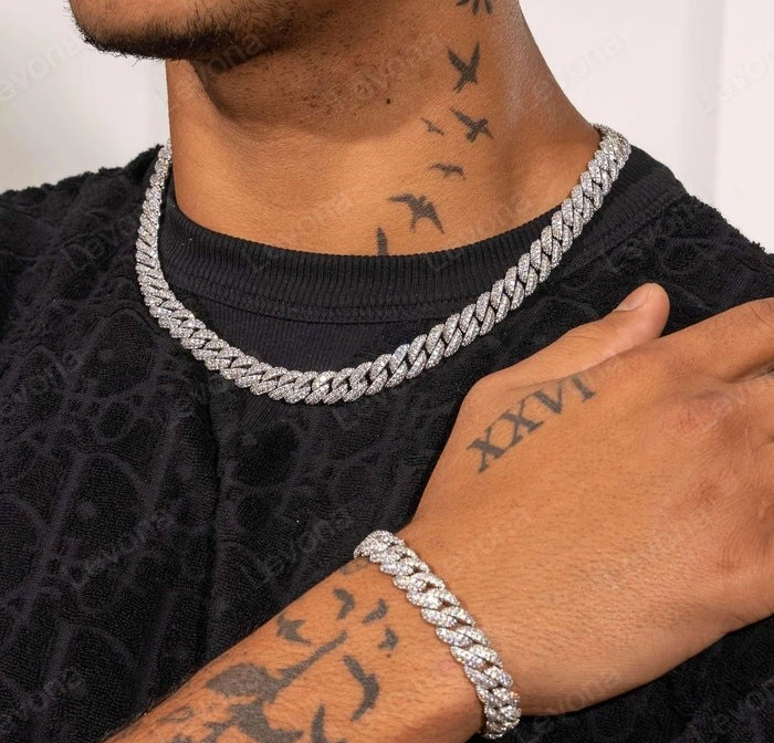 14mm ICED OUT Cuban Link Armband
