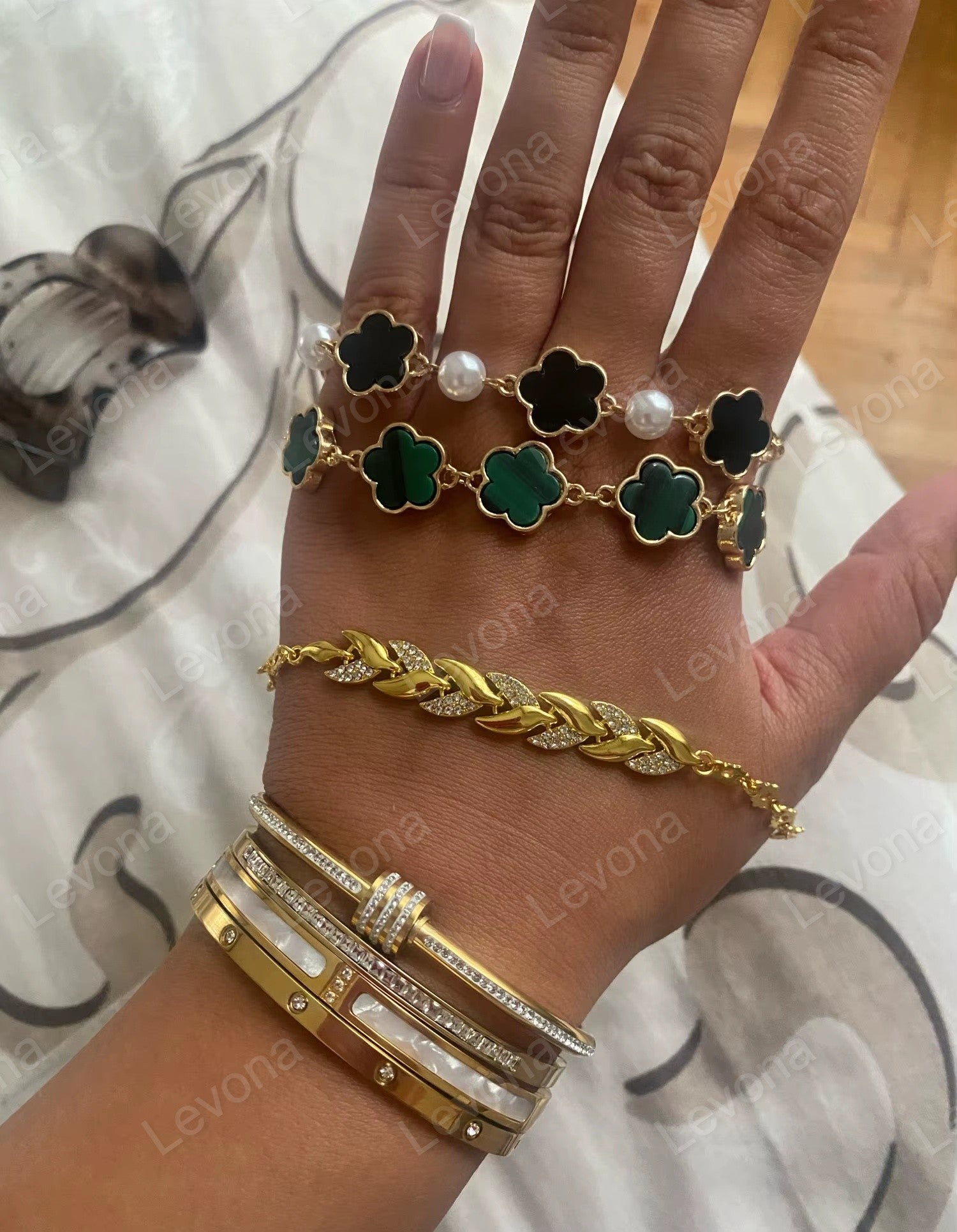 Kleeblatt Armband/Levona Orginal