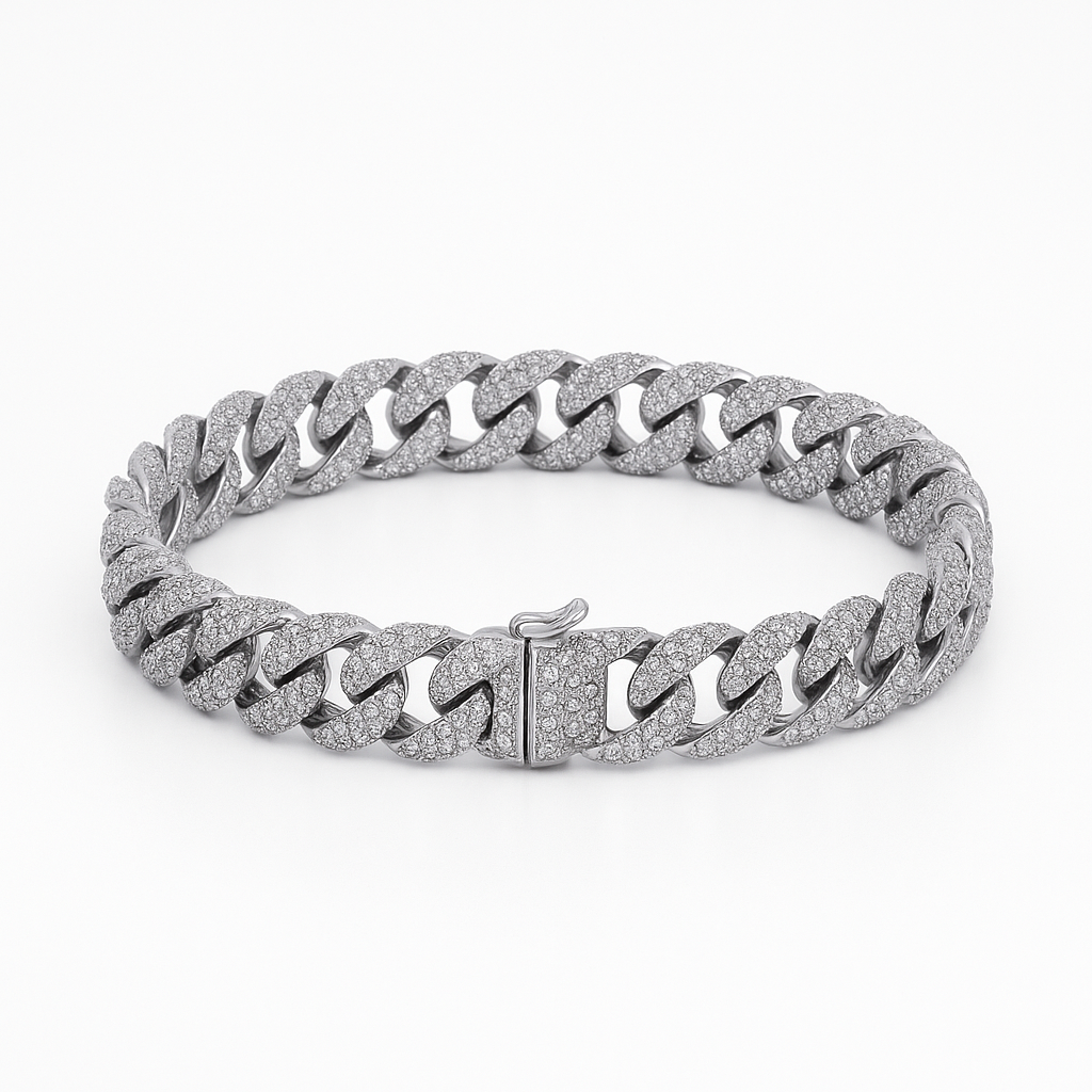 14mm ICED OUT Cuban Link Armband