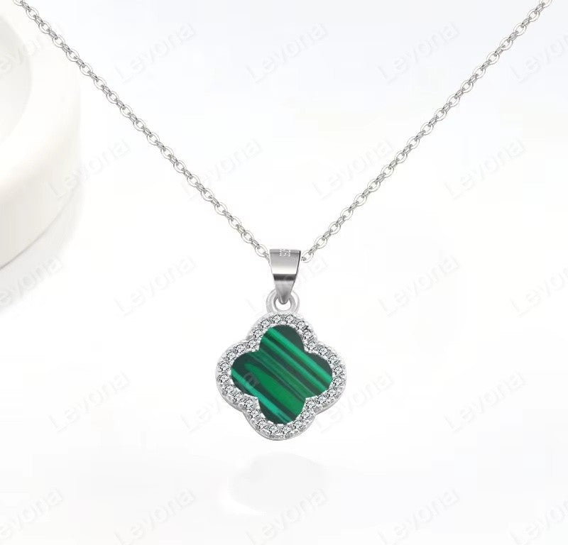 925 Silber Kleeblatt Kette/ Levona Orginal (Kopie)