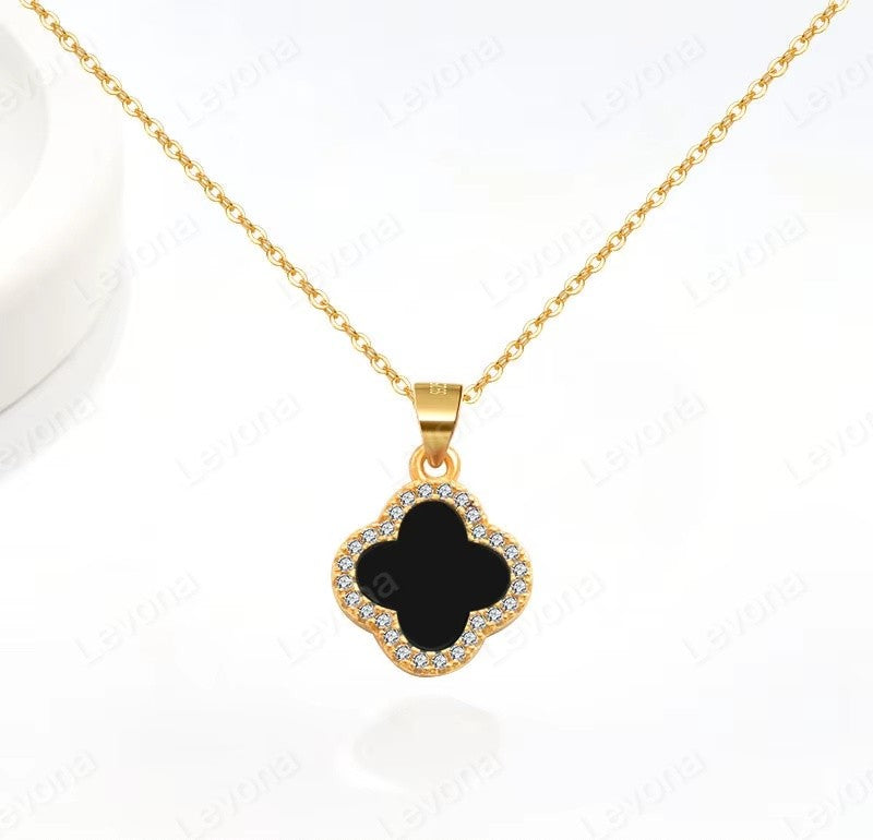 925 Silber Kleeblatt Kette/ Levona Orginal (Kopie)