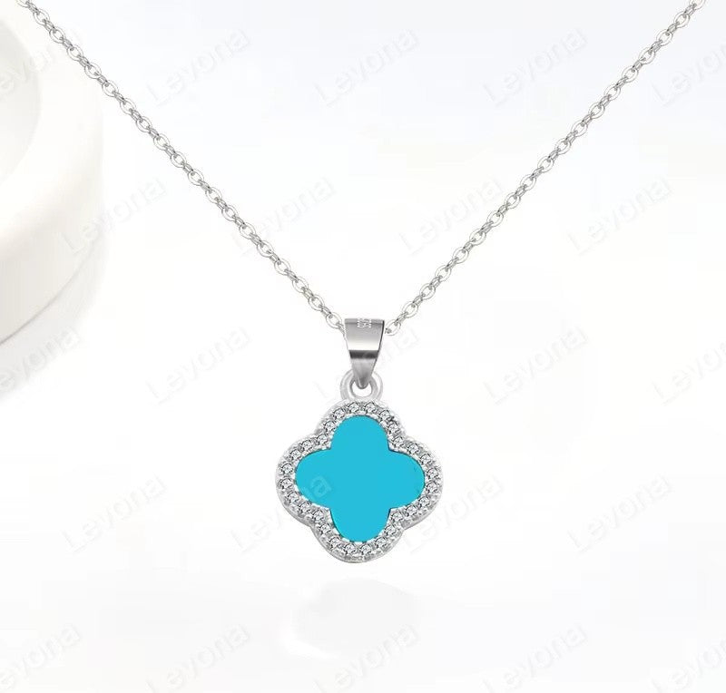 925 Silber Kleeblatt Kette/ Levona Orginal (Kopie)